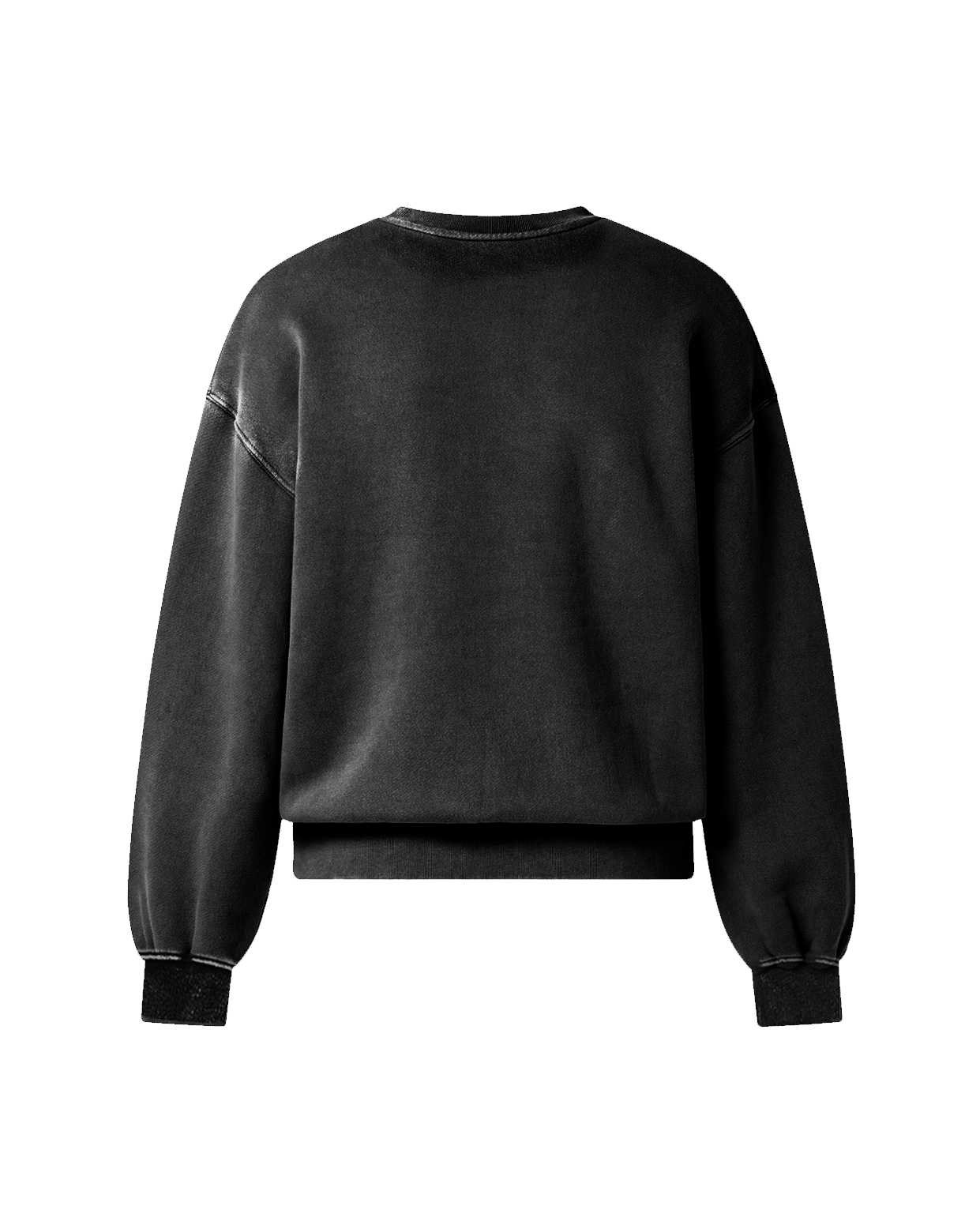 MAHARANI X MONA LISA OVERSIZED FADED SWEATSHIRT BLACK - Drip by Rage