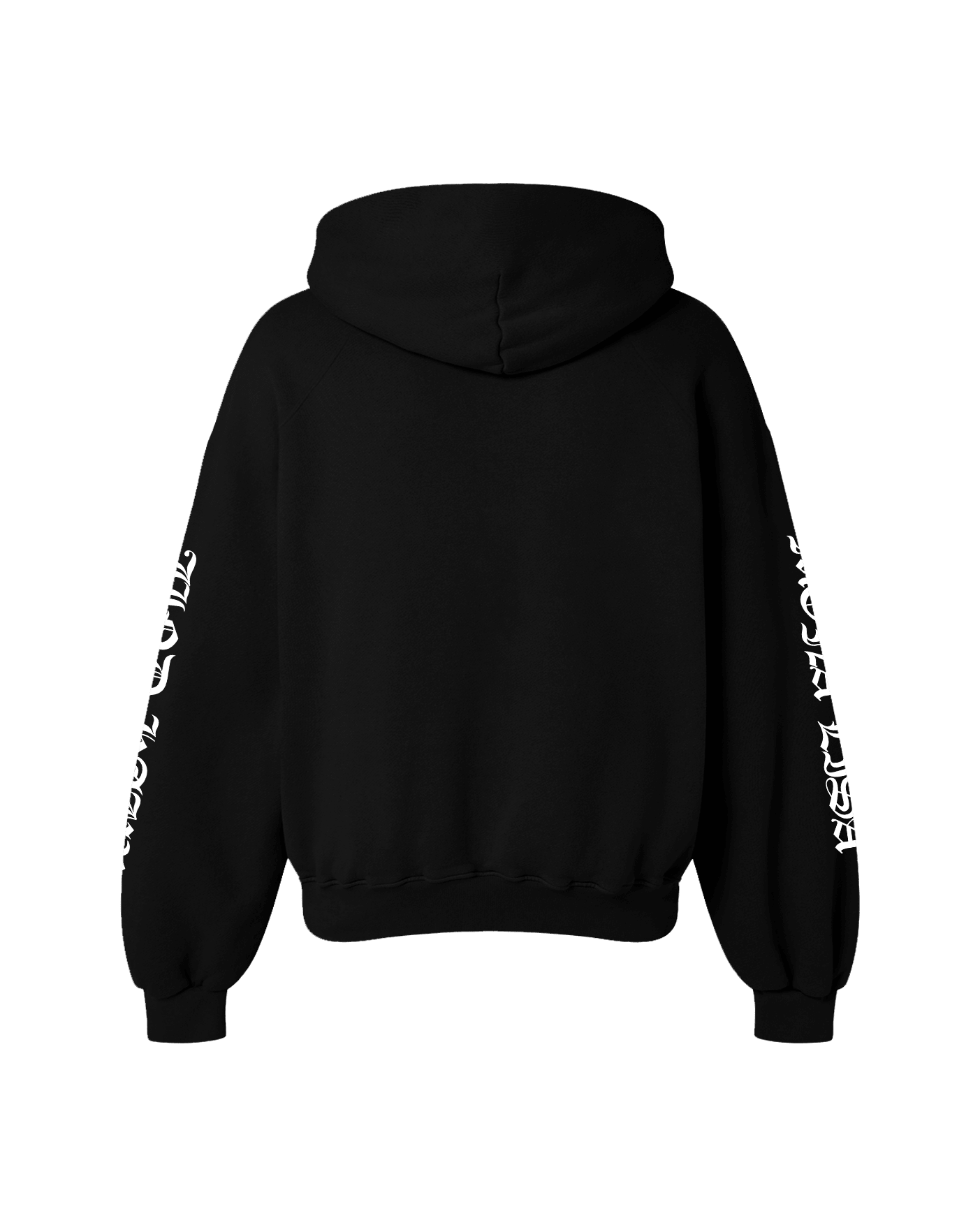MAHARANI X MONA LISA OVERSIZED FLEECE ZIP-UP HOODIE BLACK - Drip by Rage