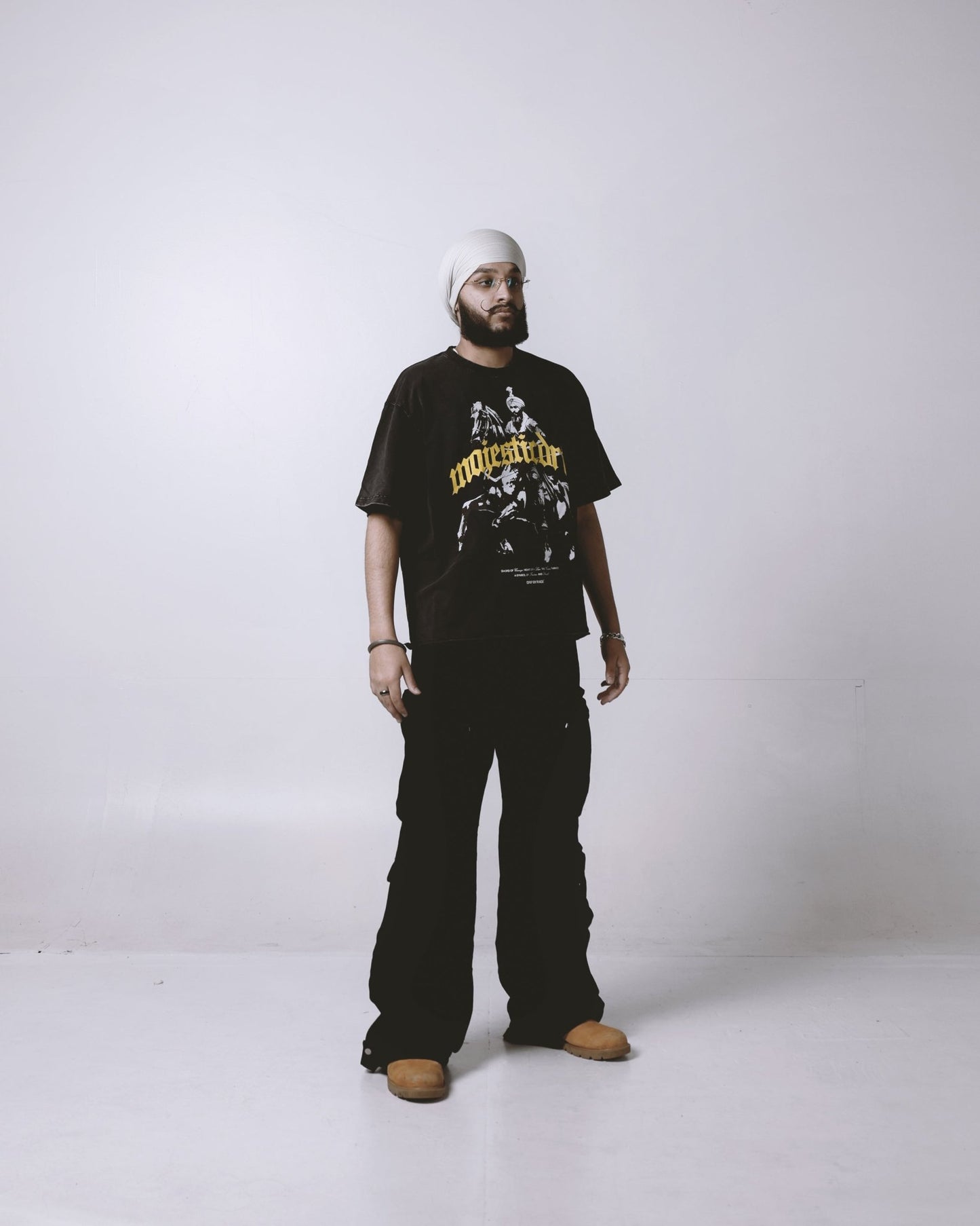 MAJESTIC DRIP OVERSIZED FADED T-SHIRT - Drip by Rage