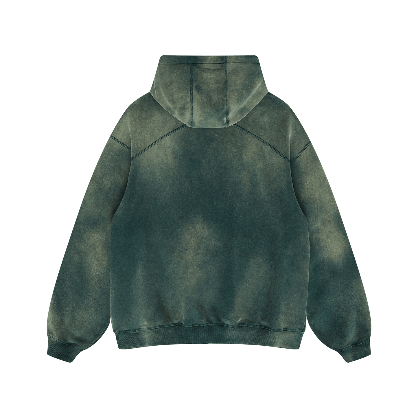 MINERAL GREEN FADED OVERSIZED PREMIUM HOODIE - Drip by Rage