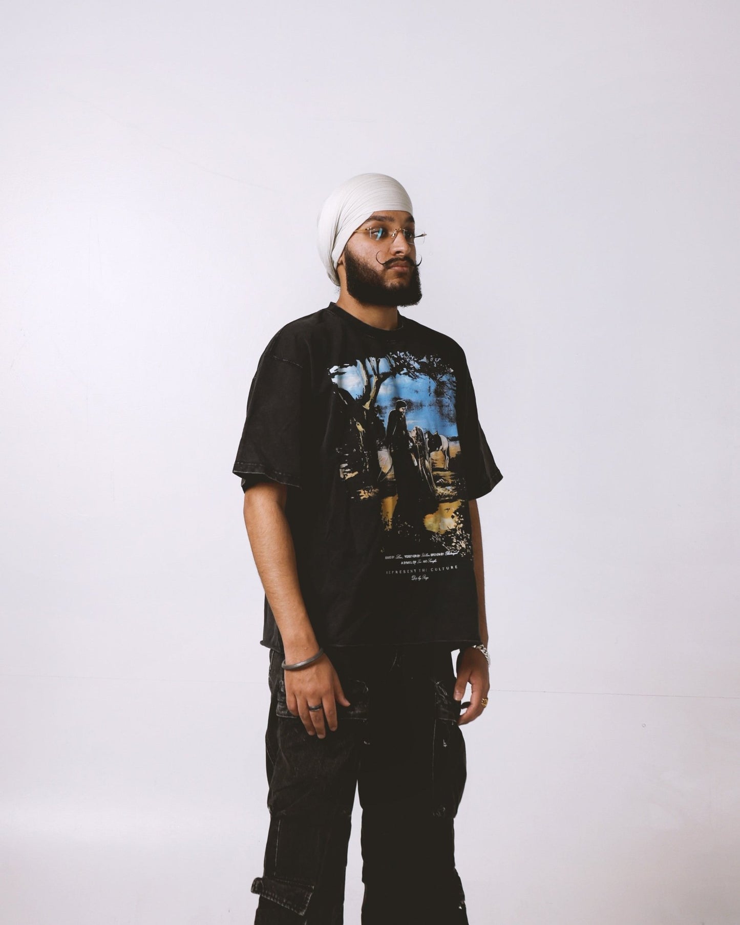 MIRZA SAHIBA OVERSIZED FADED T-SHIRT - Drip by Rage