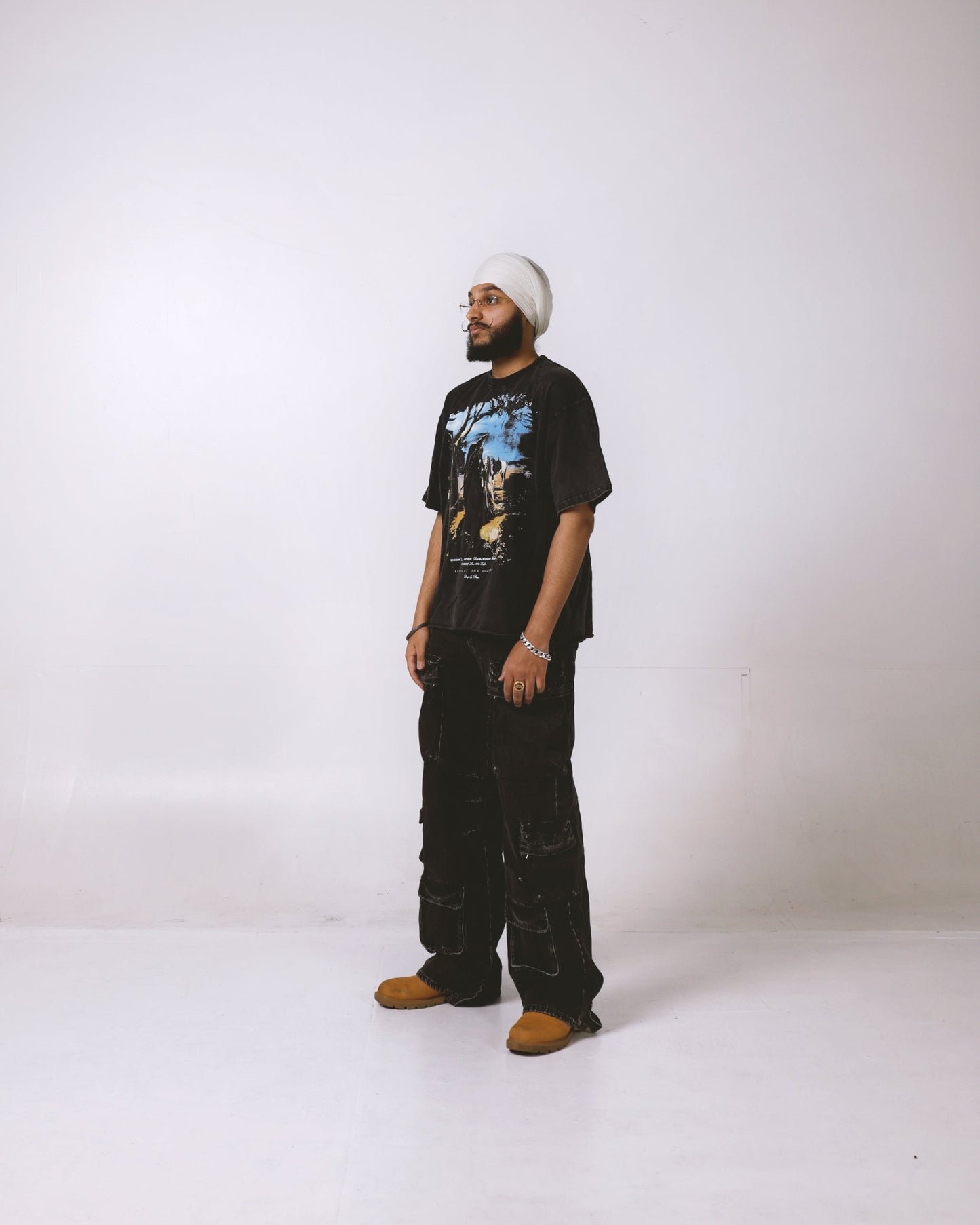 MIRZA SAHIBA OVERSIZED FADED T-SHIRT - Drip by Rage