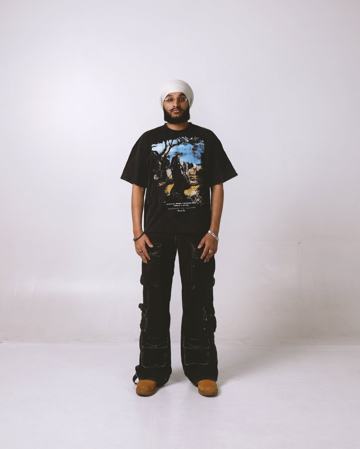 MIRZA SAHIBA OVERSIZED FADED T-SHIRT - Drip by Rage