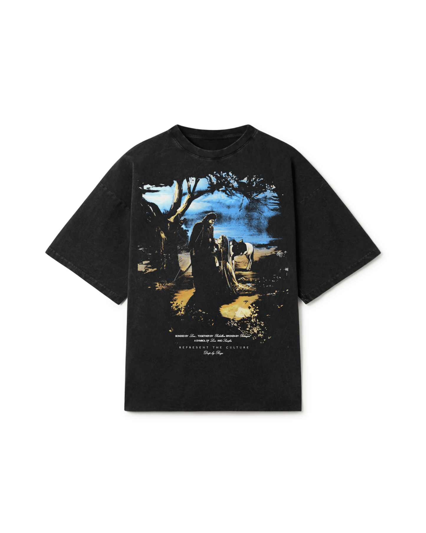 MIRZA SAHIBA OVERSIZED FADED T-SHIRT - Drip by Rage