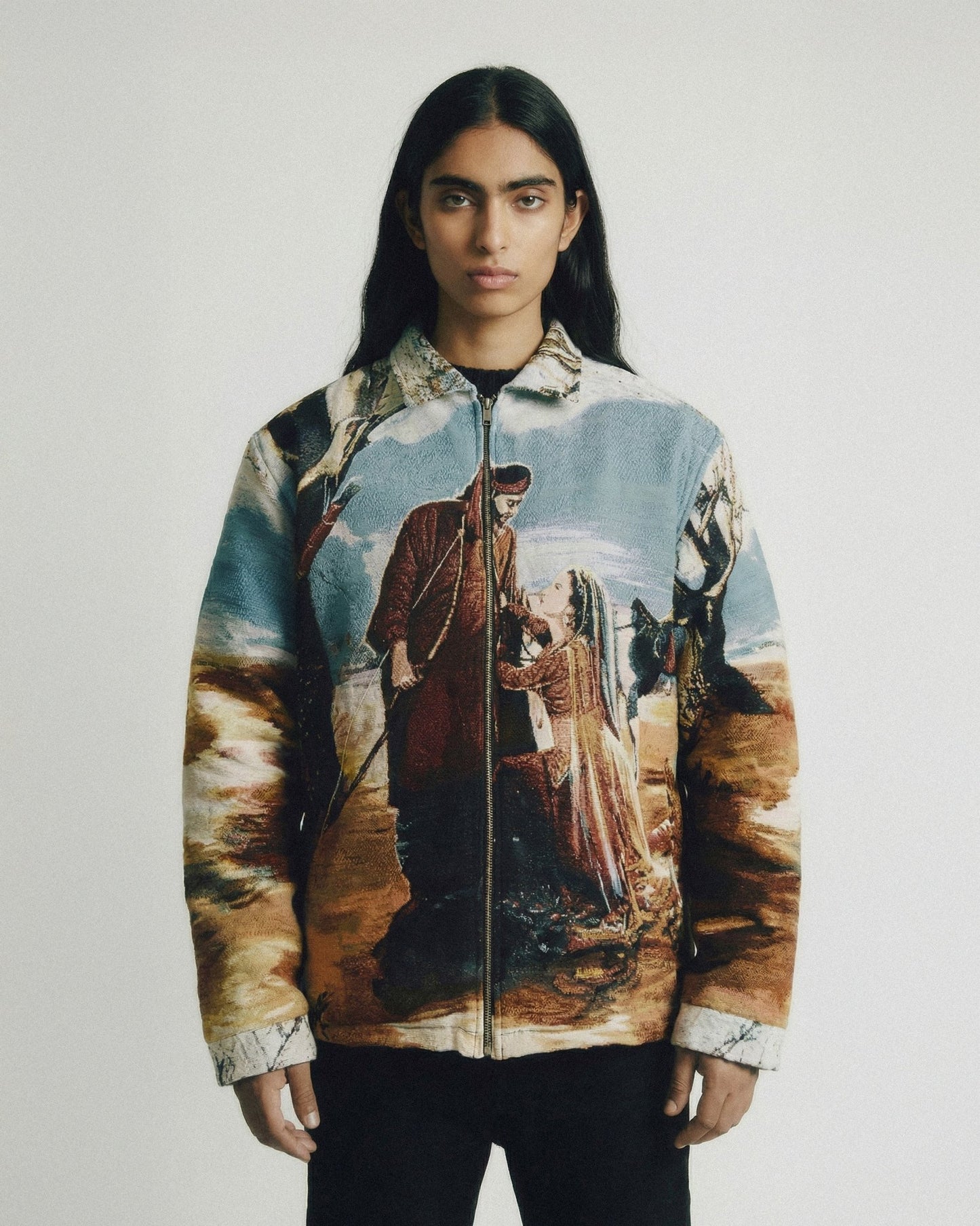 Mirza Sahiba Tapestry Fleece Jacket - Drip by Rage