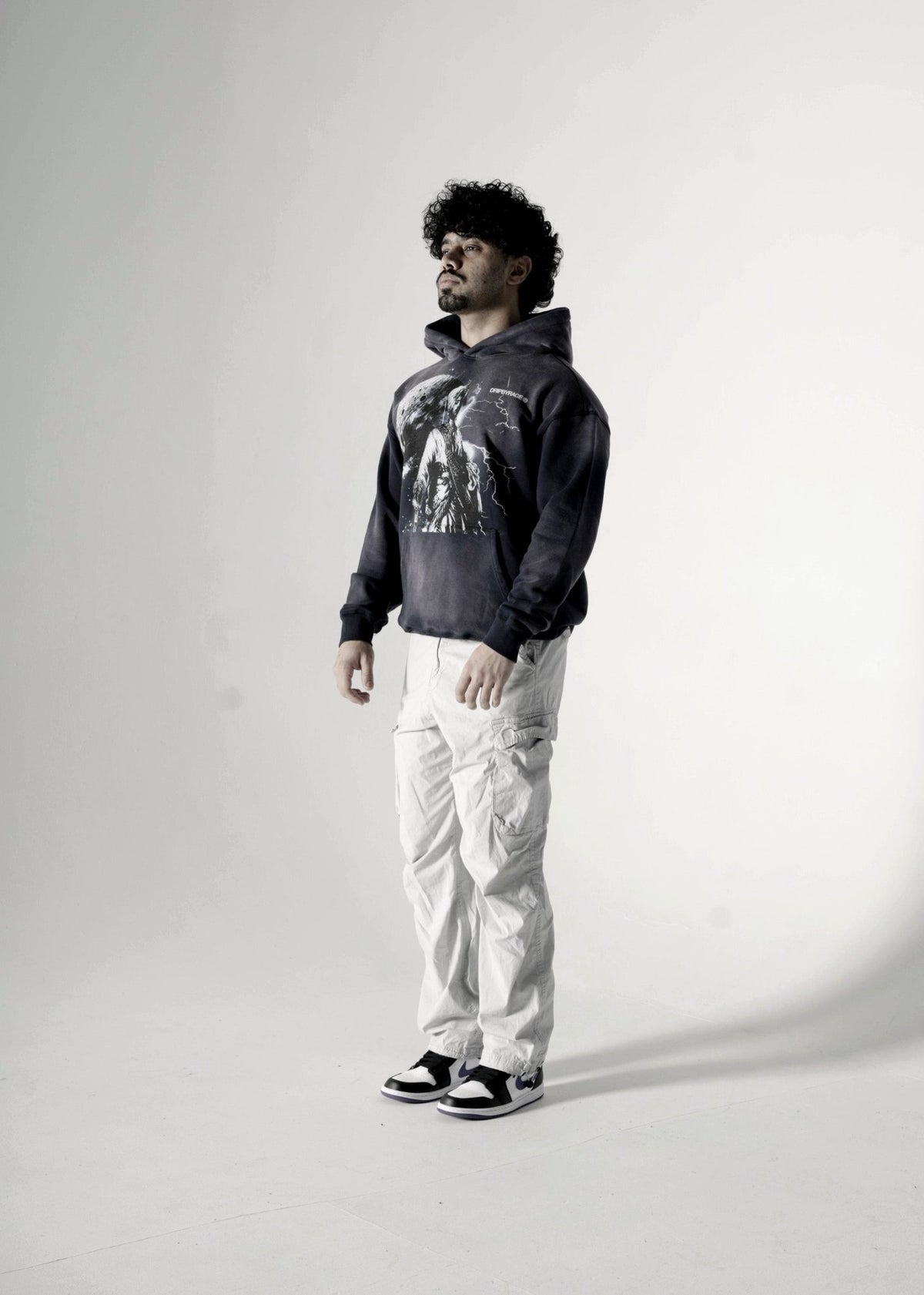 MOONLIGHT OVERSIZED PREMIUM FADED HOODIE BLUE - Drip by Rage