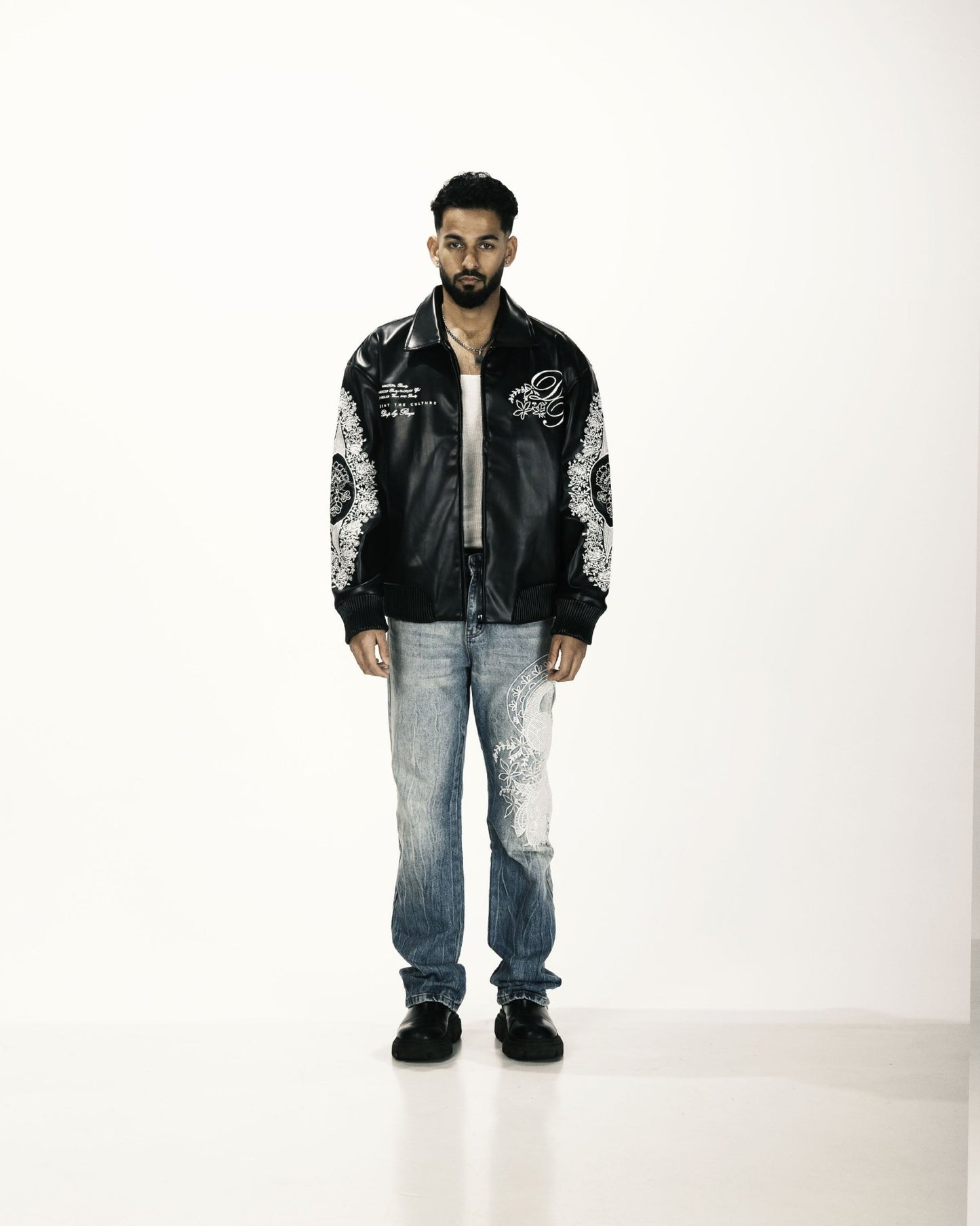 MORNI LEATHER JACKET - Drip by Rage