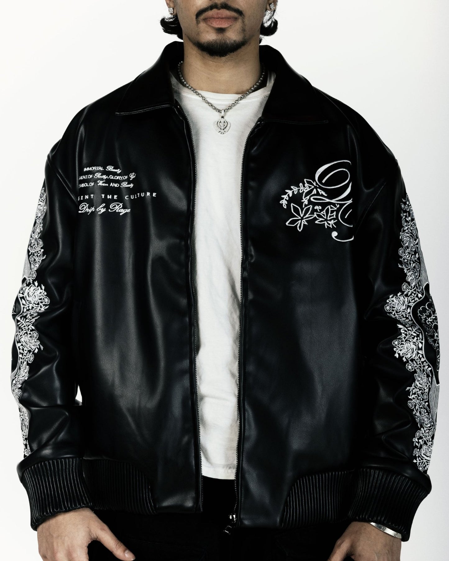 MORNI LEATHER JACKET - Drip by Rage