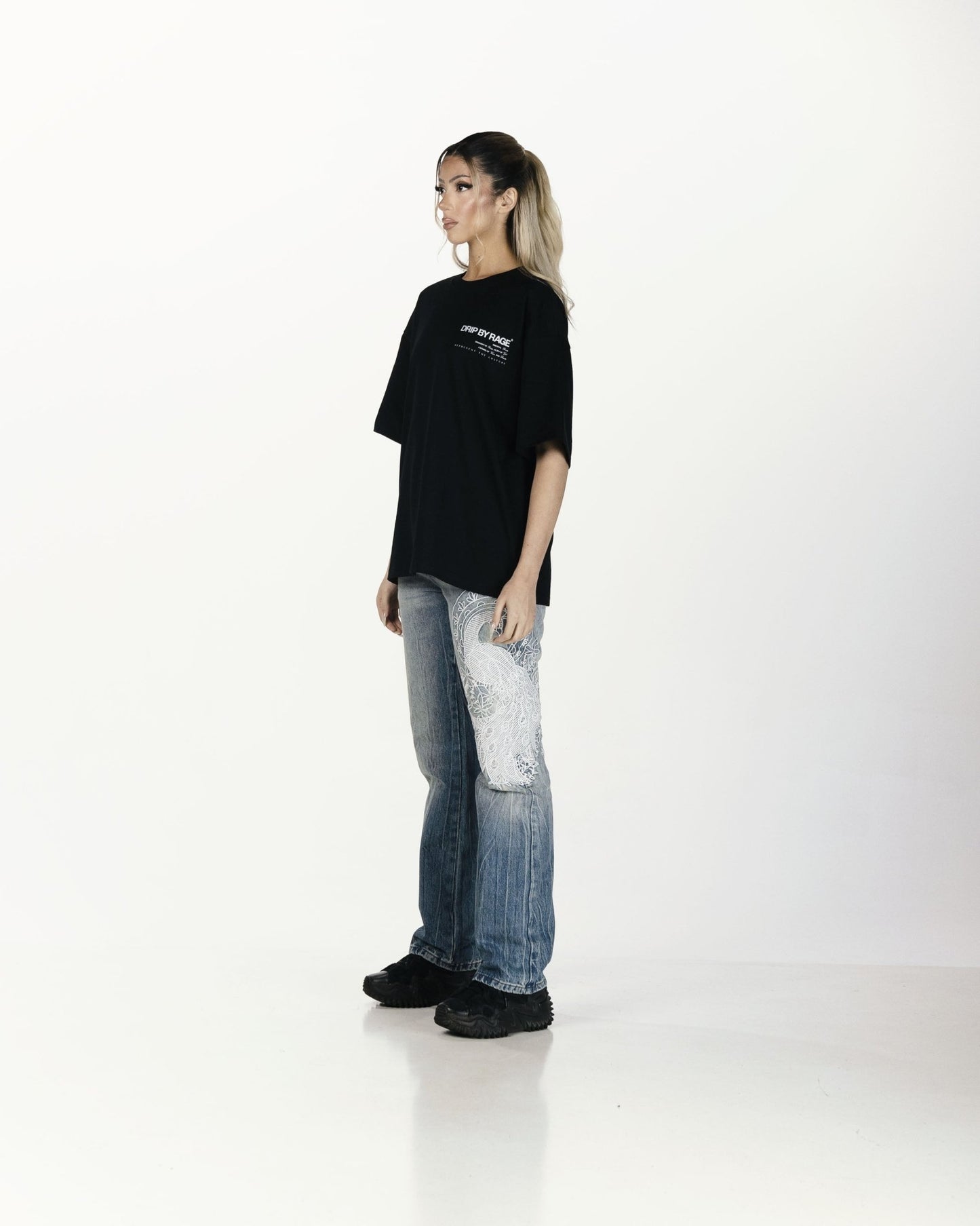 MORNI T-SHIRT BLACK - Drip by Rage
