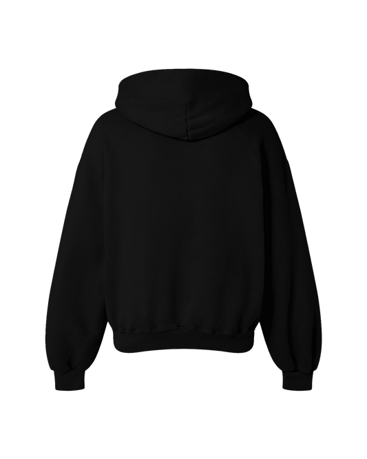 NALWA OVERSIZED FLEECE HOODIE BLACK - Drip by Rage