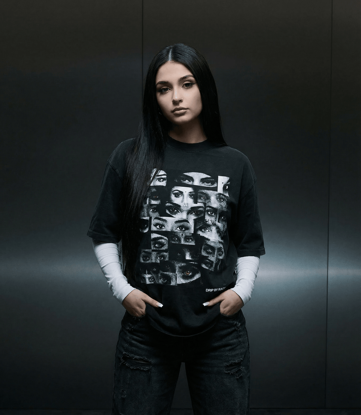 NAZAR OVERSIZED FADED T-SHIRT - Drip by Rage
