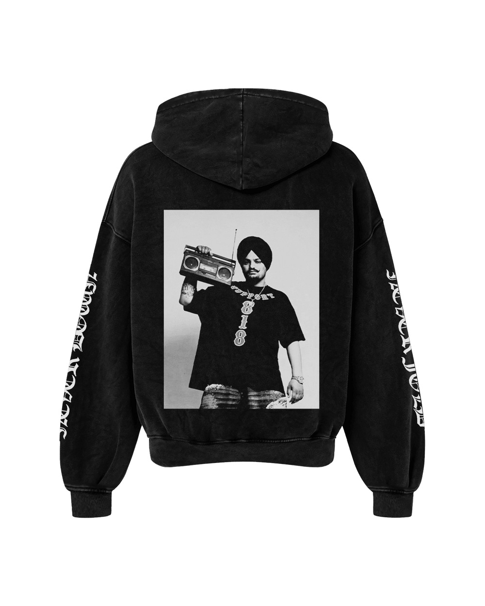 NEVER FOLD OVERSIZED FADED HOODIE - Drip by Rage