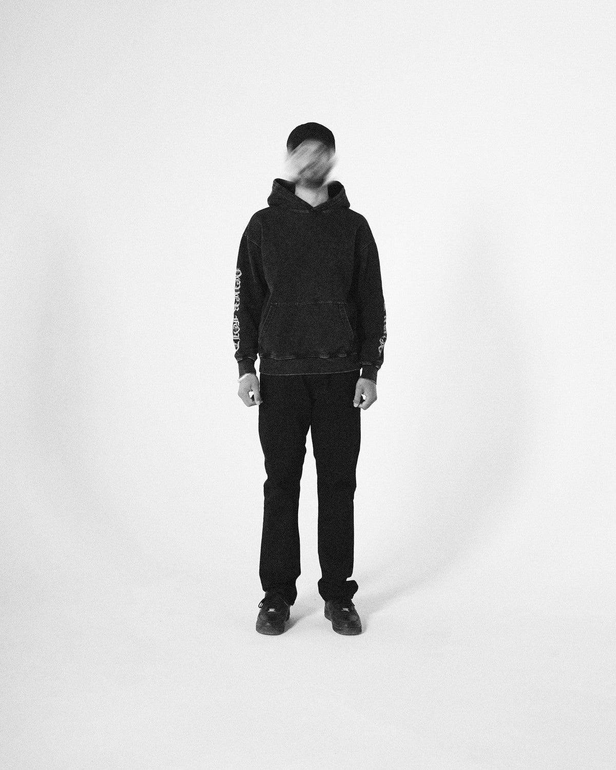 NEVER FOLD OVERSIZED FADED HOODIE - Drip by Rage