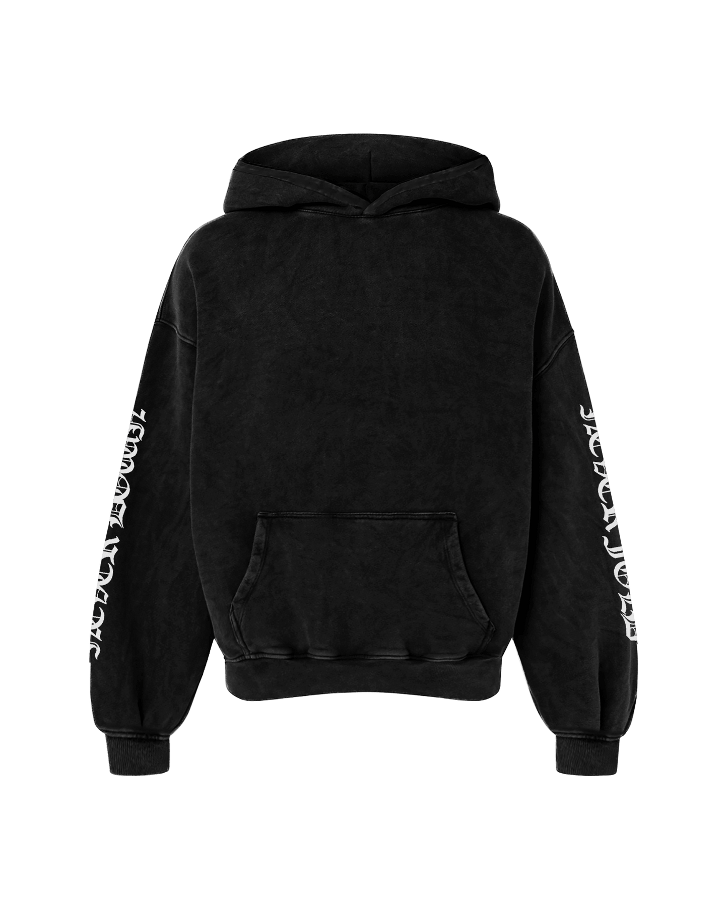 NEVER FOLD OVERSIZED FADED HOODIE - Drip by Rage