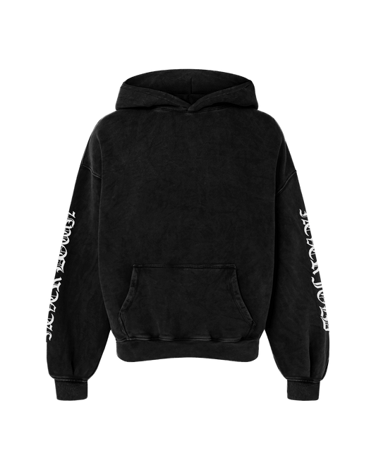NEVER FOLD OVERSIZED FADED HOODIE - Drip by Rage