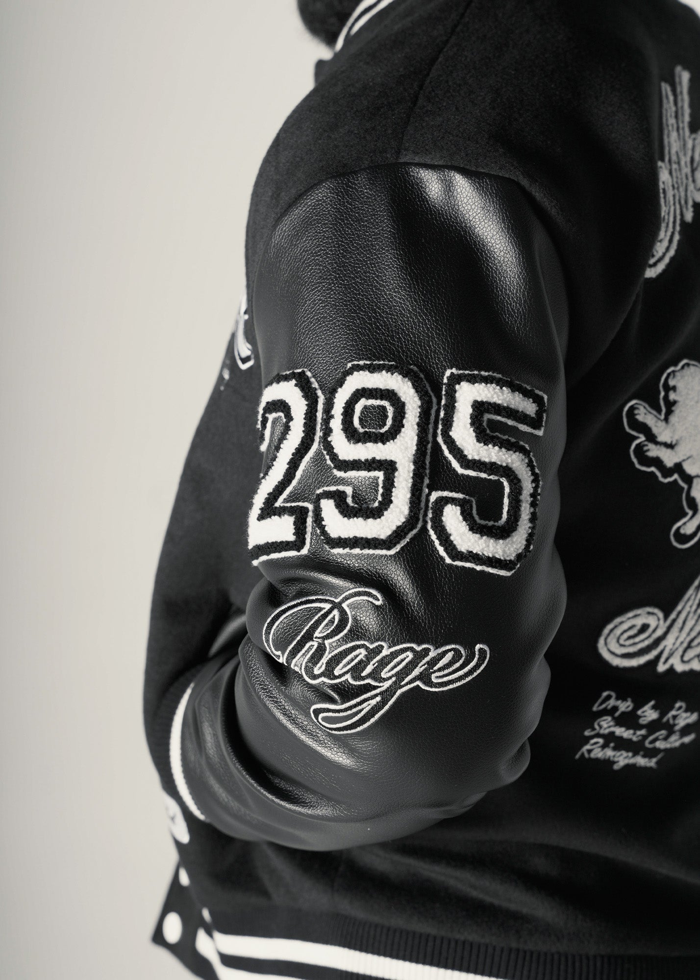 NEVER FOLD ULTIMATUM VARSITY BOMBER JACKET - Drip by Rage