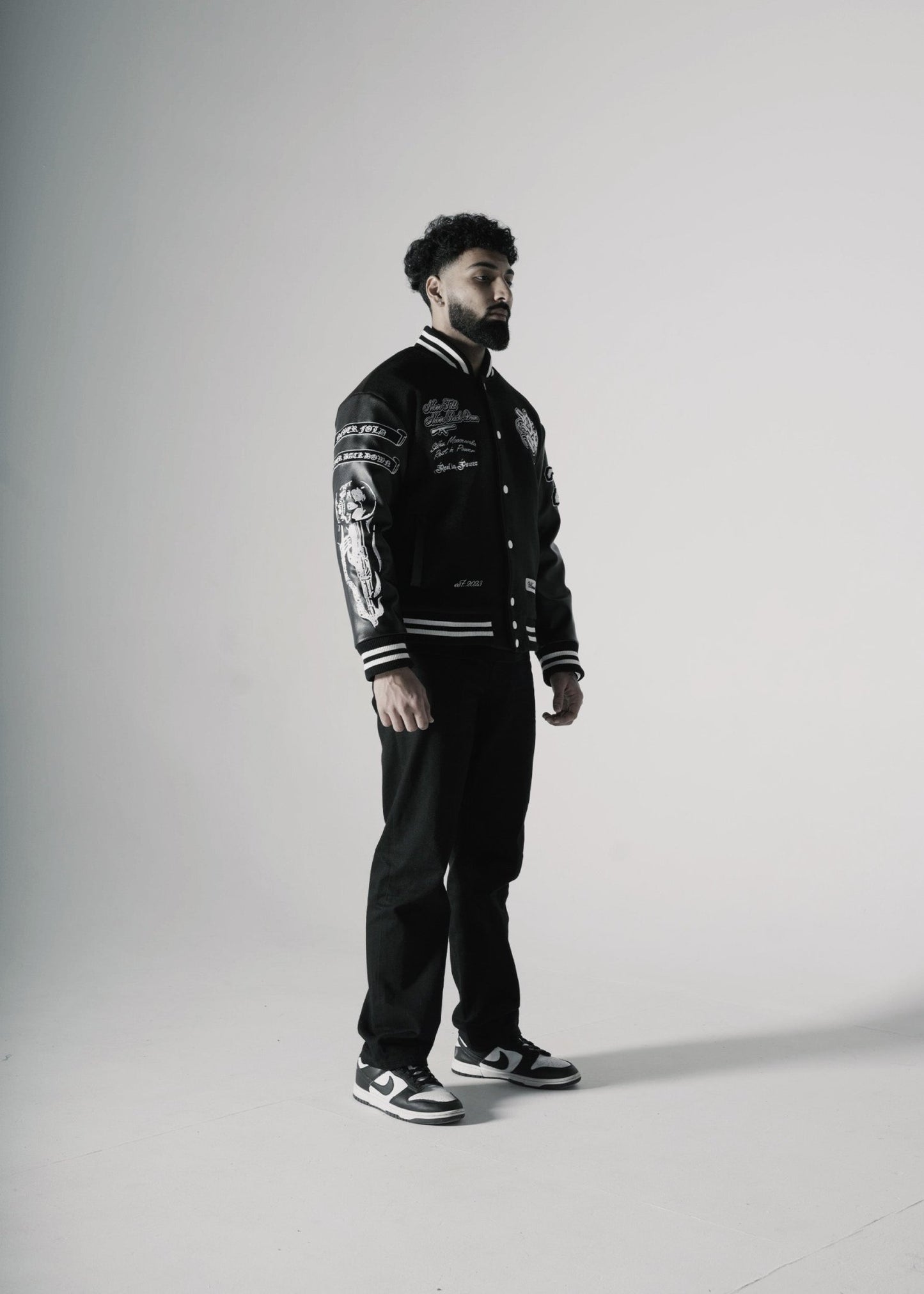NEVER FOLD ULTIMATUM VARSITY BOMBER JACKET - Drip by Rage
