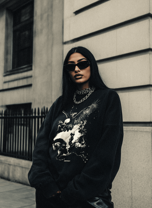 NO FEAR DARK EDITION SWEATSHIRT BLACK - Drip by Rage