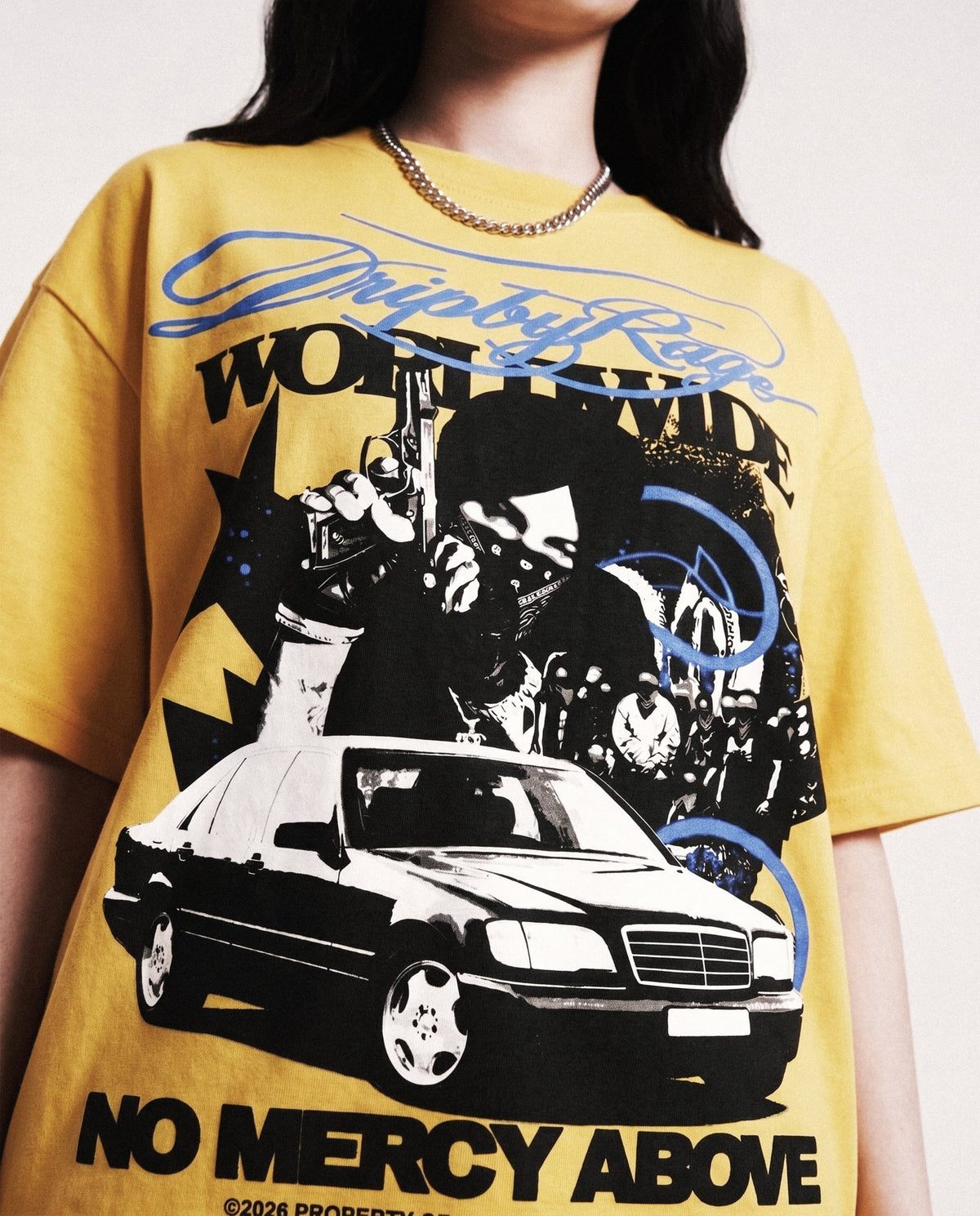 NO MERCY ABOVE T-SHIRT - Drip by Rage