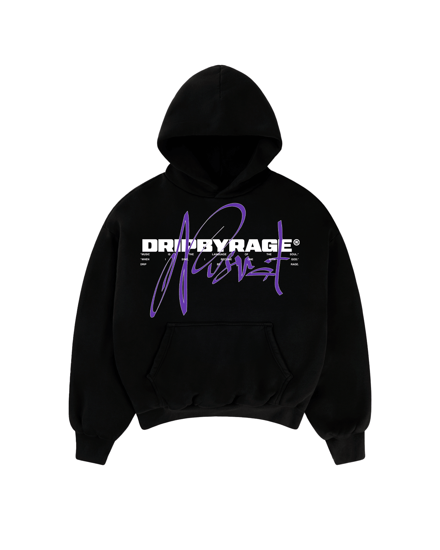 NUSRAT SUN FADED BOXY HOODIE - Drip by Rage