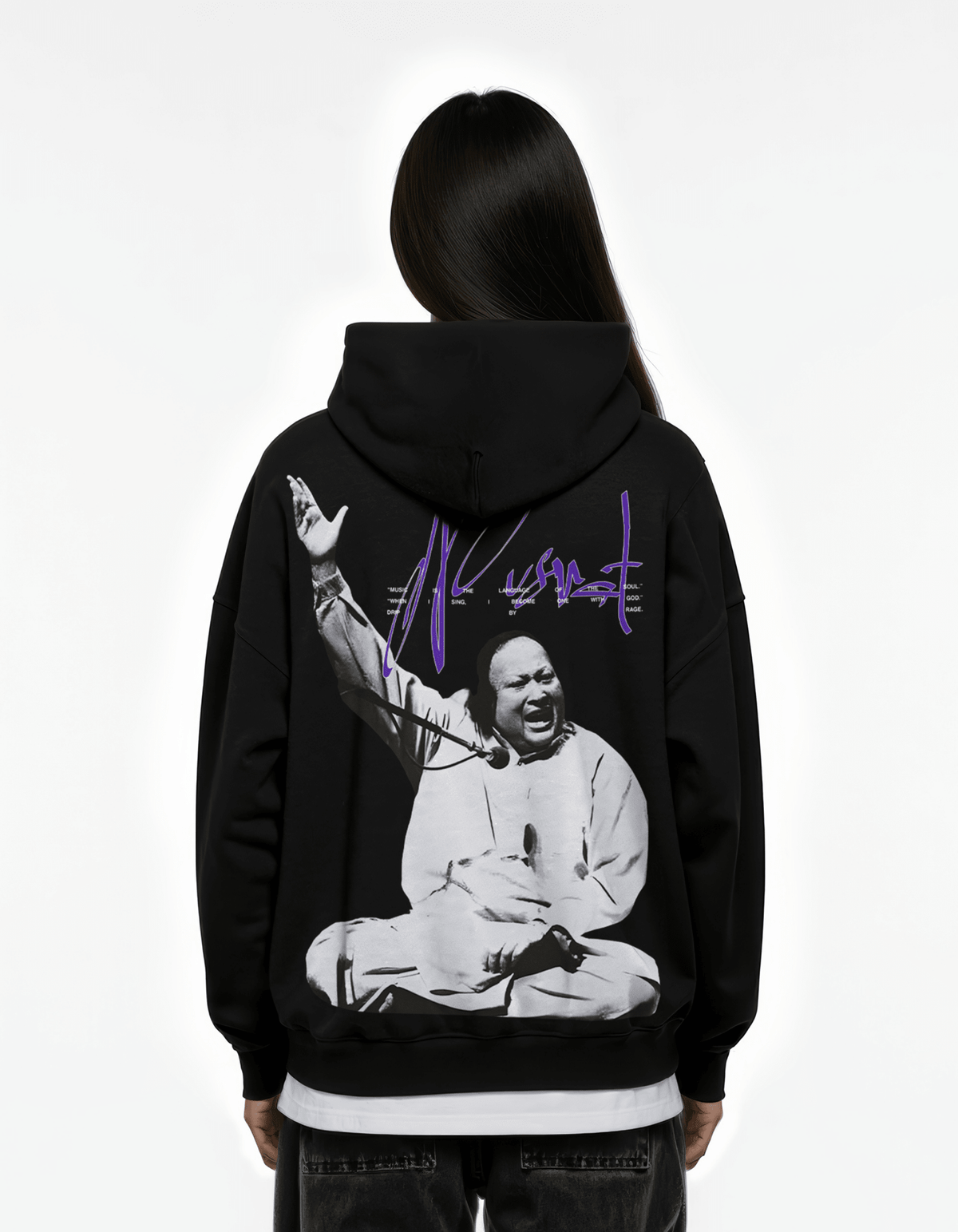 NUSRAT SUN FADED BOXY HOODIE - Drip by Rage