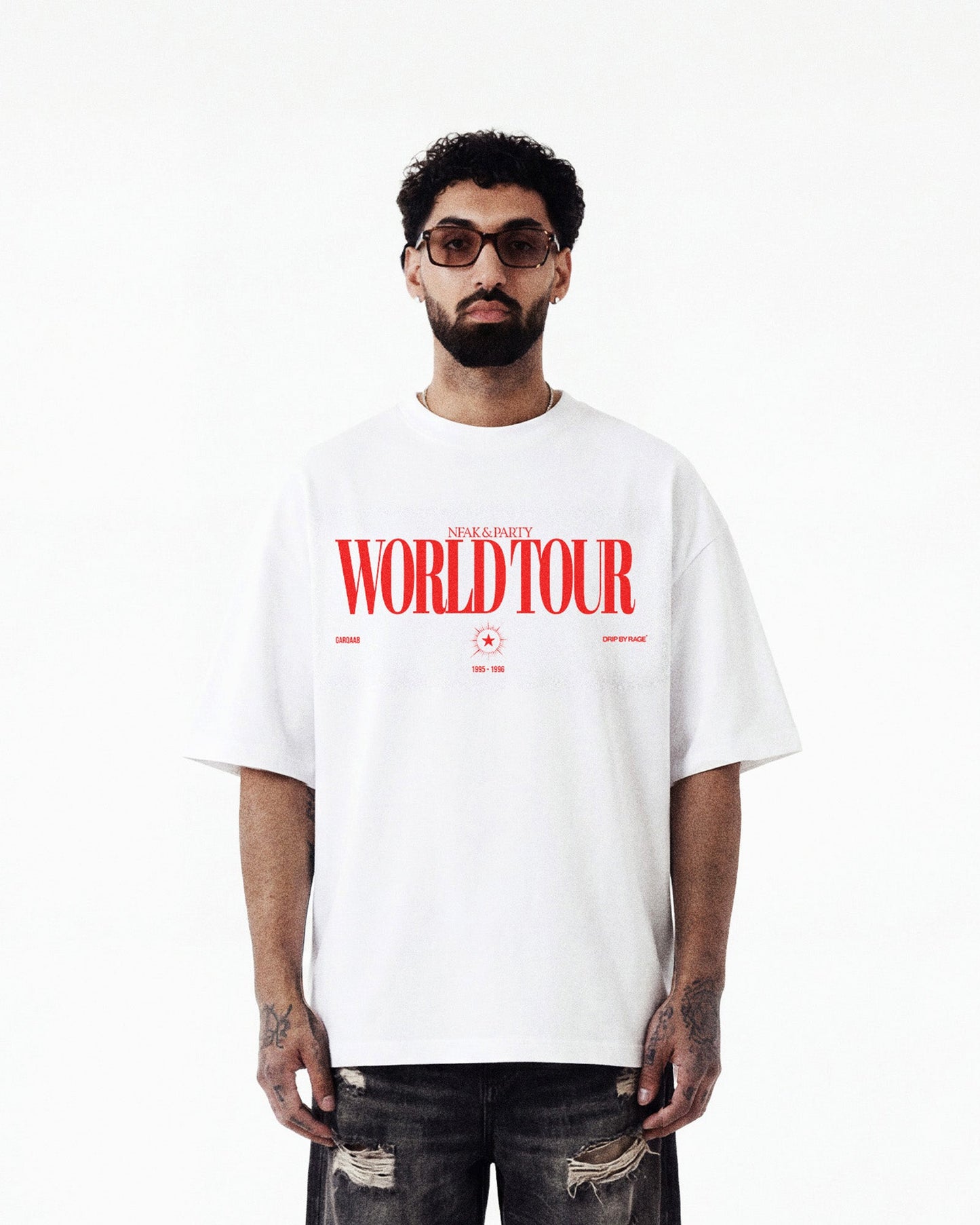 NUSRAT WORLD TOUR T-SHIRT - Drip by Rage
