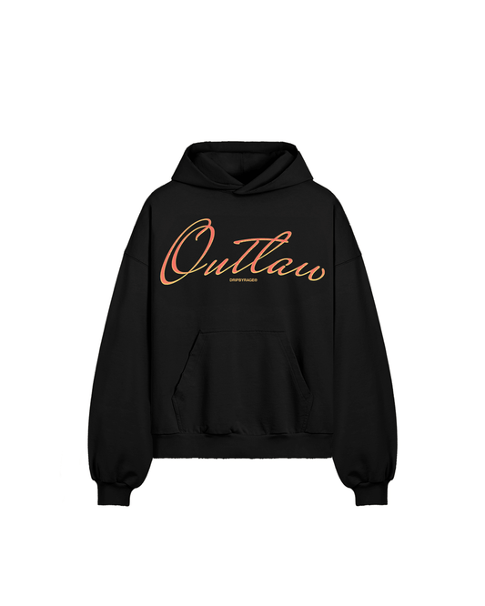 OUTLAW BOXY DISTRESSED HOODIE - Drip by Rage