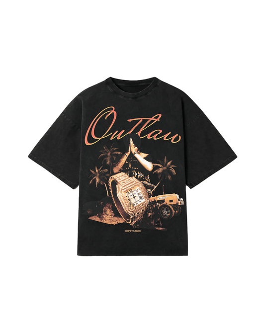 OUTLAW FADED T-SHIRT - Drip by Rage