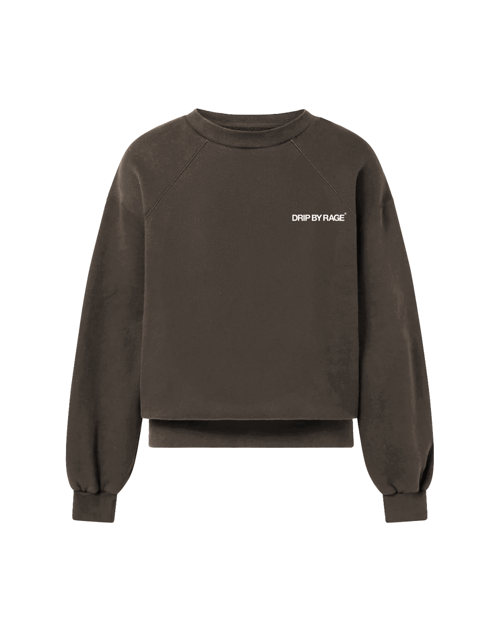 OVERSIZED FLEECE SWEATSHIRT CHARCOAL GREY - Drip by Rage