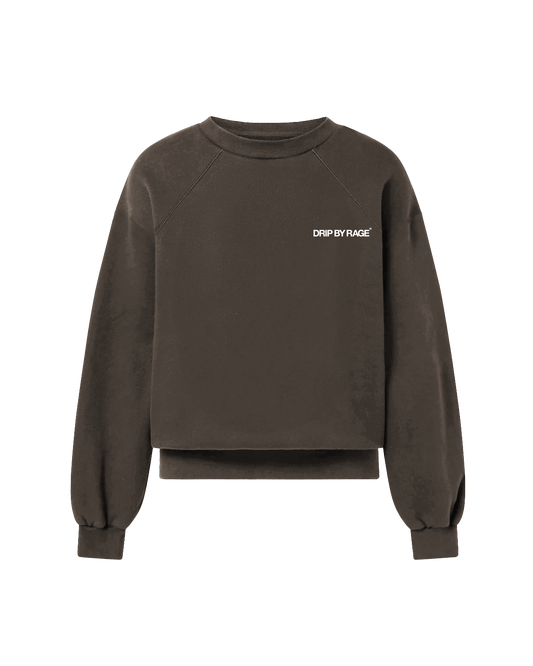 OVERSIZED FLEECE SWEATSHIRT CHARCOAL GREY - Drip by Rage
