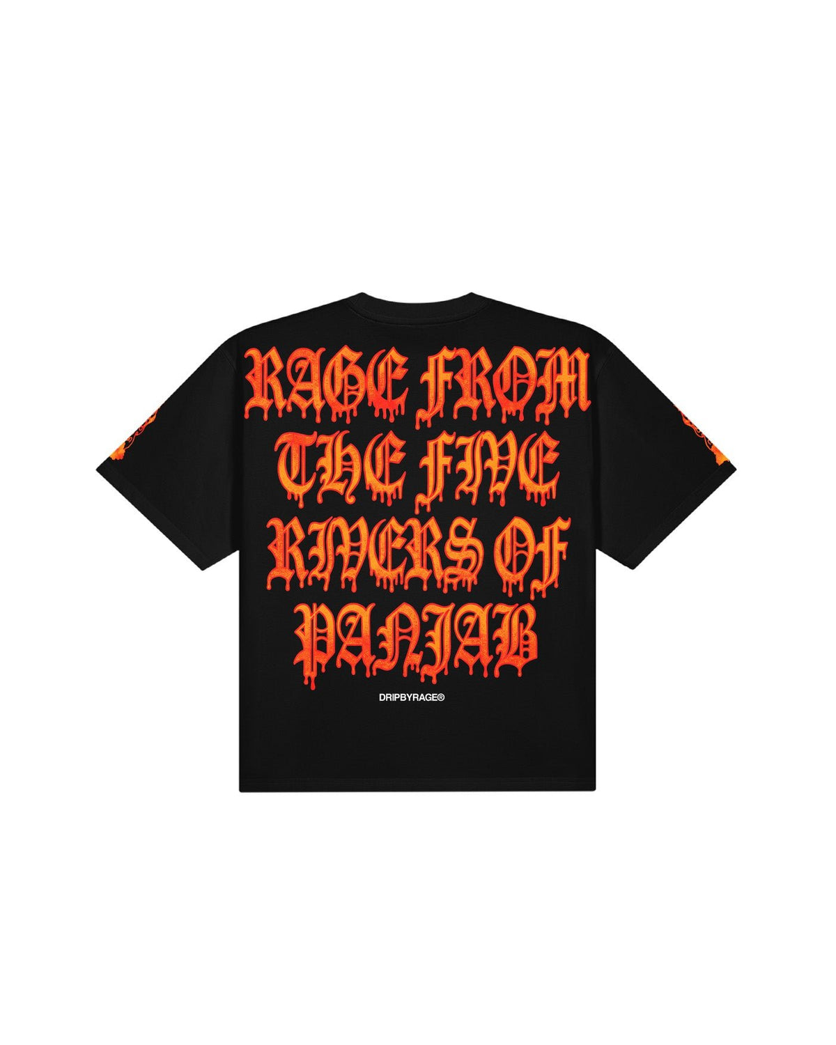 PANJAB FLAMES RAGE T-SHIRT - Drip by Rage