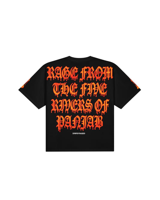 PANJAB FLAMES RAGE T-SHIRT - Drip by Rage