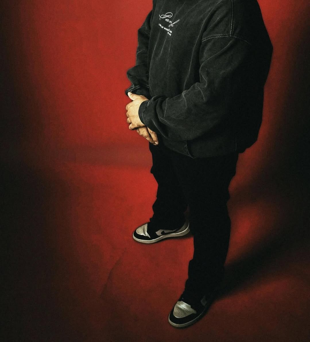 PANJAB OVERSIZED FADED HOODIE BLACK - Drip by Rage