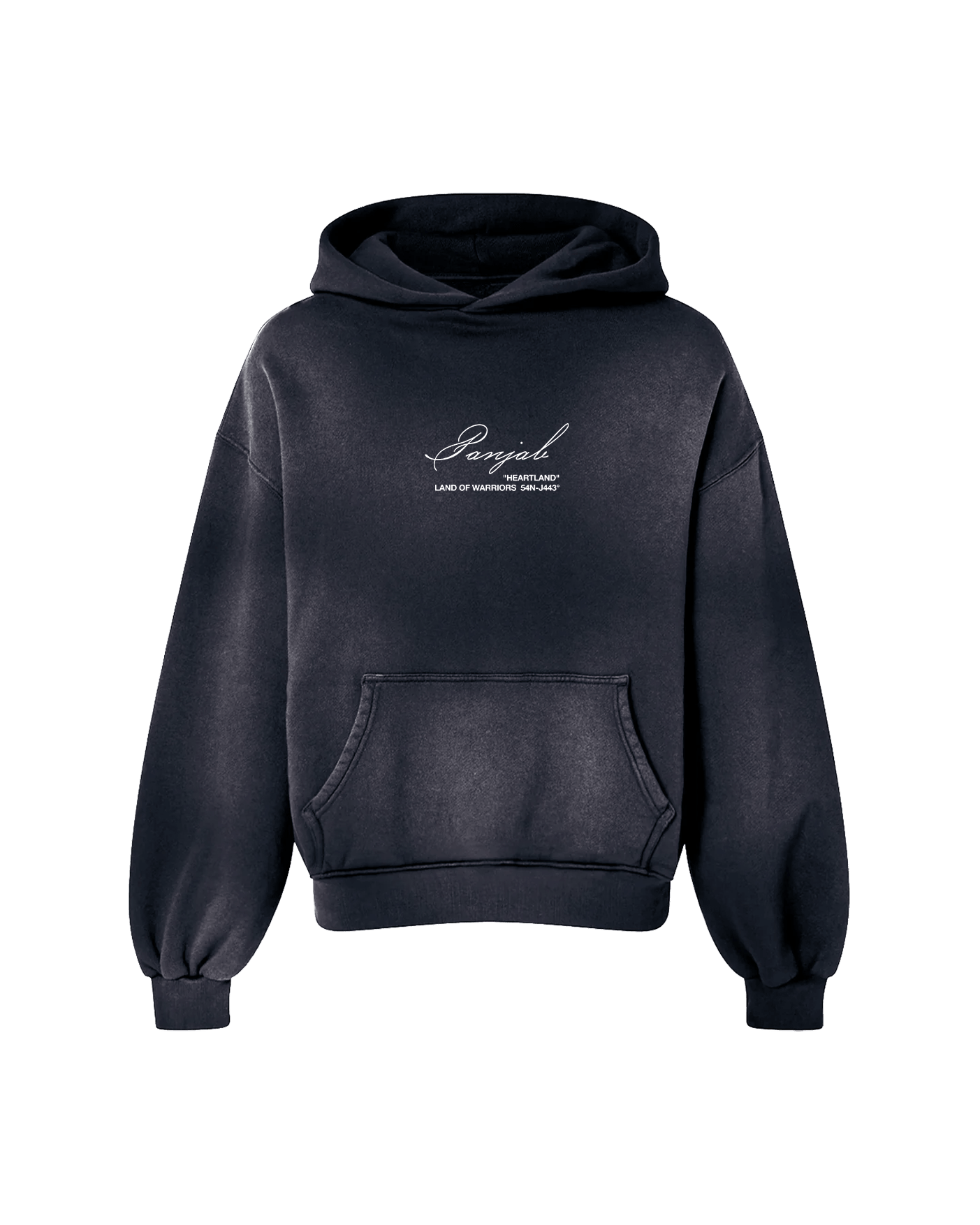 PANJAB OVERSIZED PREMIUM SUN FADED HOODIE - Drip by Rage