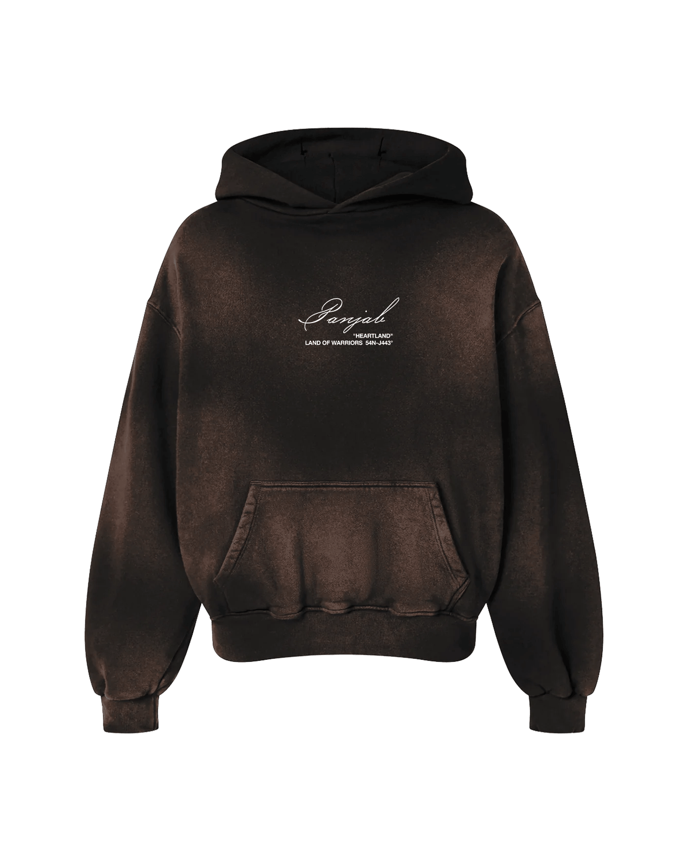 PANJAB OVERSIZED PREMIUM SUN FADED HOODIE - Drip by Rage