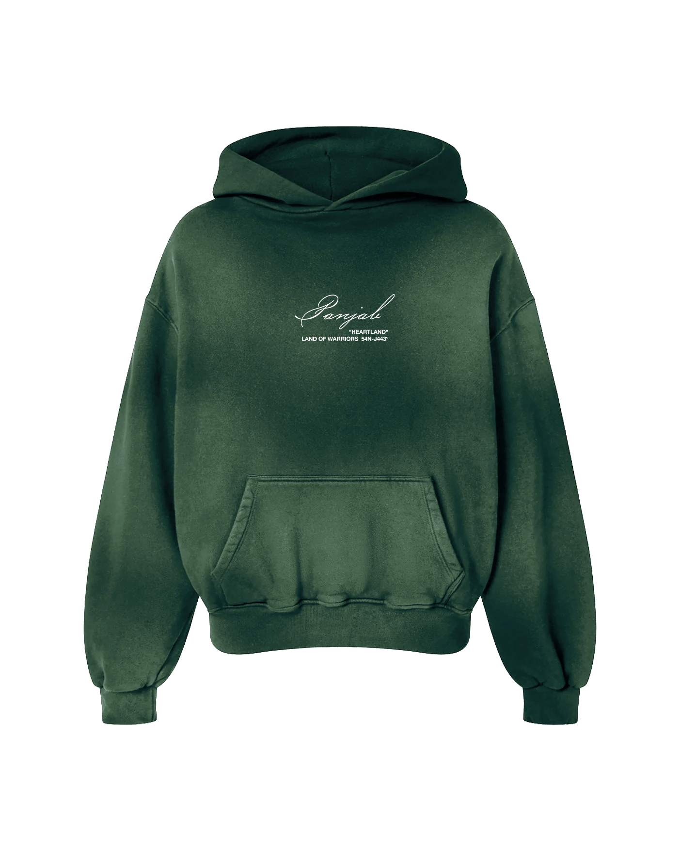 PANJAB OVERSIZED PREMIUM SUN FADED HOODIE - Drip by Rage
