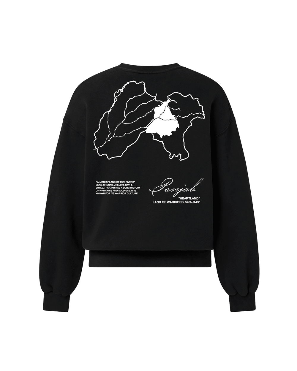 PANJAB SWEATSHIRT BLACK - Drip by Rage