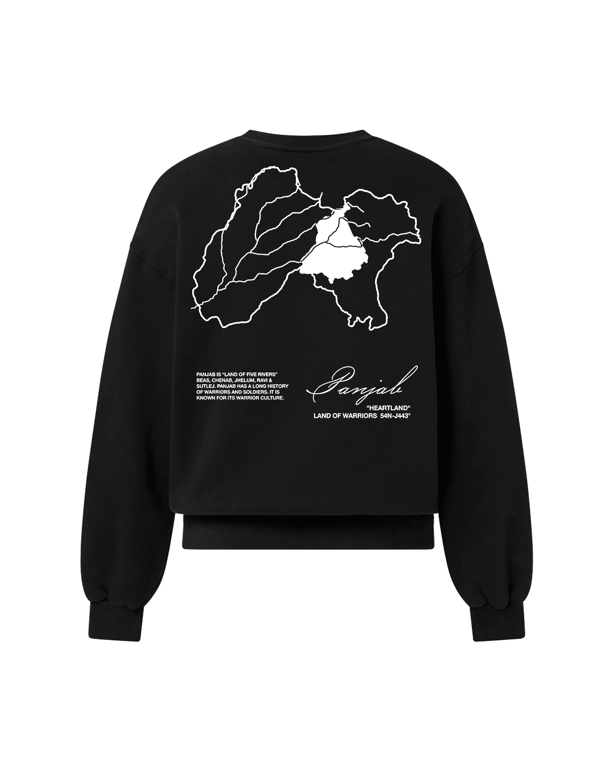 PANJAB SWEATSHIRT BLACK - Drip by Rage