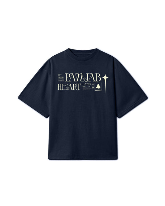 PANJAB Y2K OVERSIZED T-SHIRT REGAL BLUE - Drip by Rage