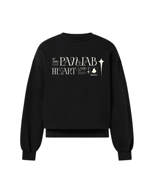 PANJAB Y2K SWEATSHIRT BLACK - Drip by Rage