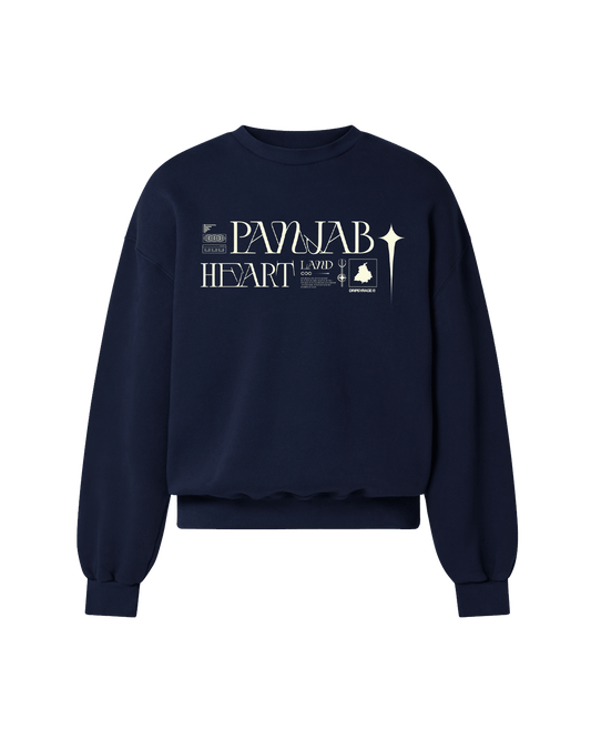 PANJAB Y2K SWEATSHIRT NAVY BLUE - Drip by Rage
