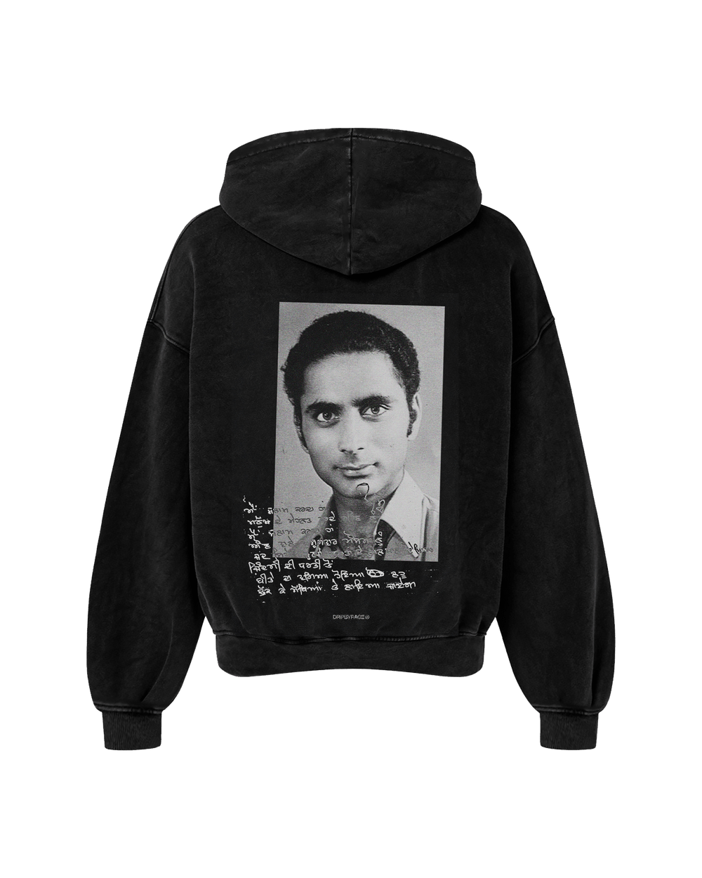 PASH OVERSIZED FADED HOODIE BLACK - Drip by Rage