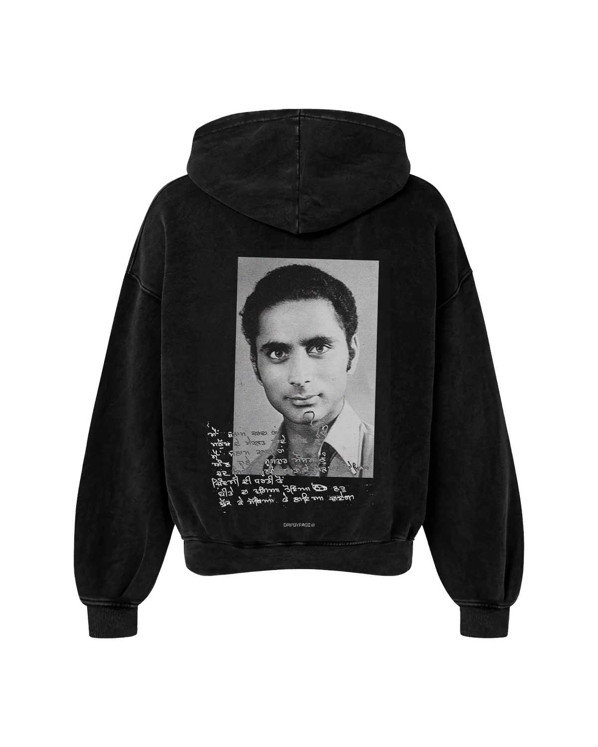 PASH OVERSIZED FADED HOODIE BLACK - Drip by Rage