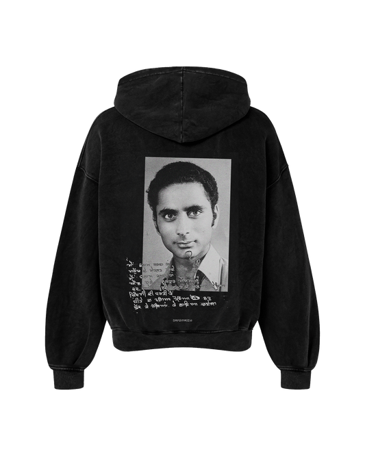 PASH OVERSIZED FADED HOODIE BLACK - Drip by Rage