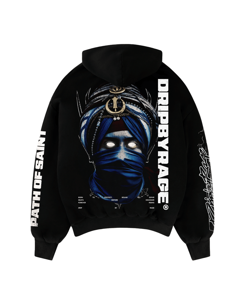 PATH OF SAINT SUN FADED BOXY HOODIE - Drip by Rage