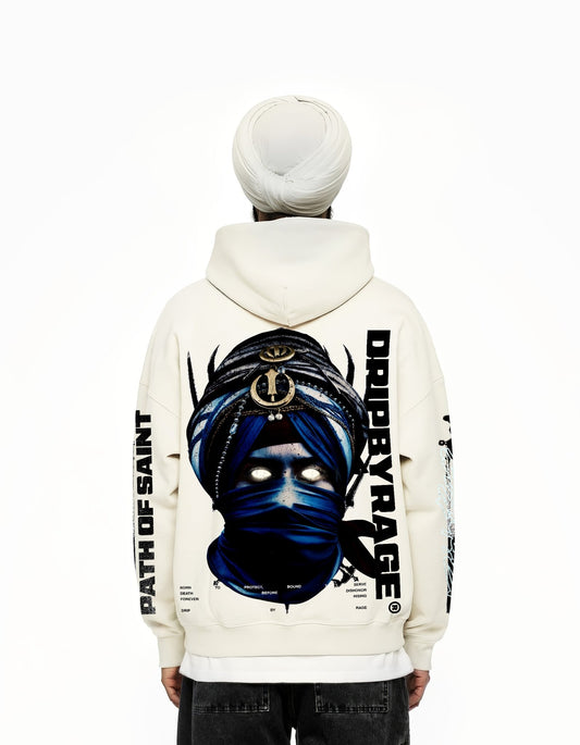 PATH OF SAINT SUN FADED BOXY HOODIE - Drip by Rage