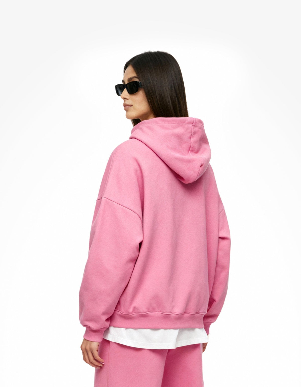 PINK HEAVY SUN FADED BOXY HOODIE - Drip by Rage