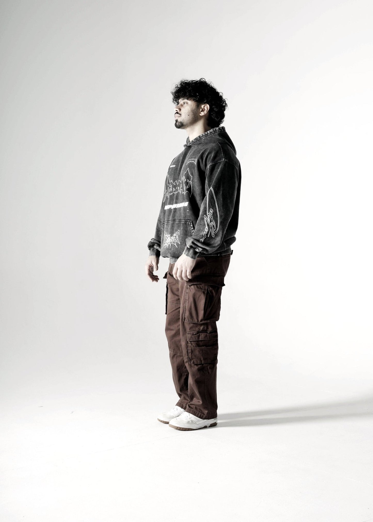 RAGE RACING OVERSIZED FADED HOODIE - Drip by Rage