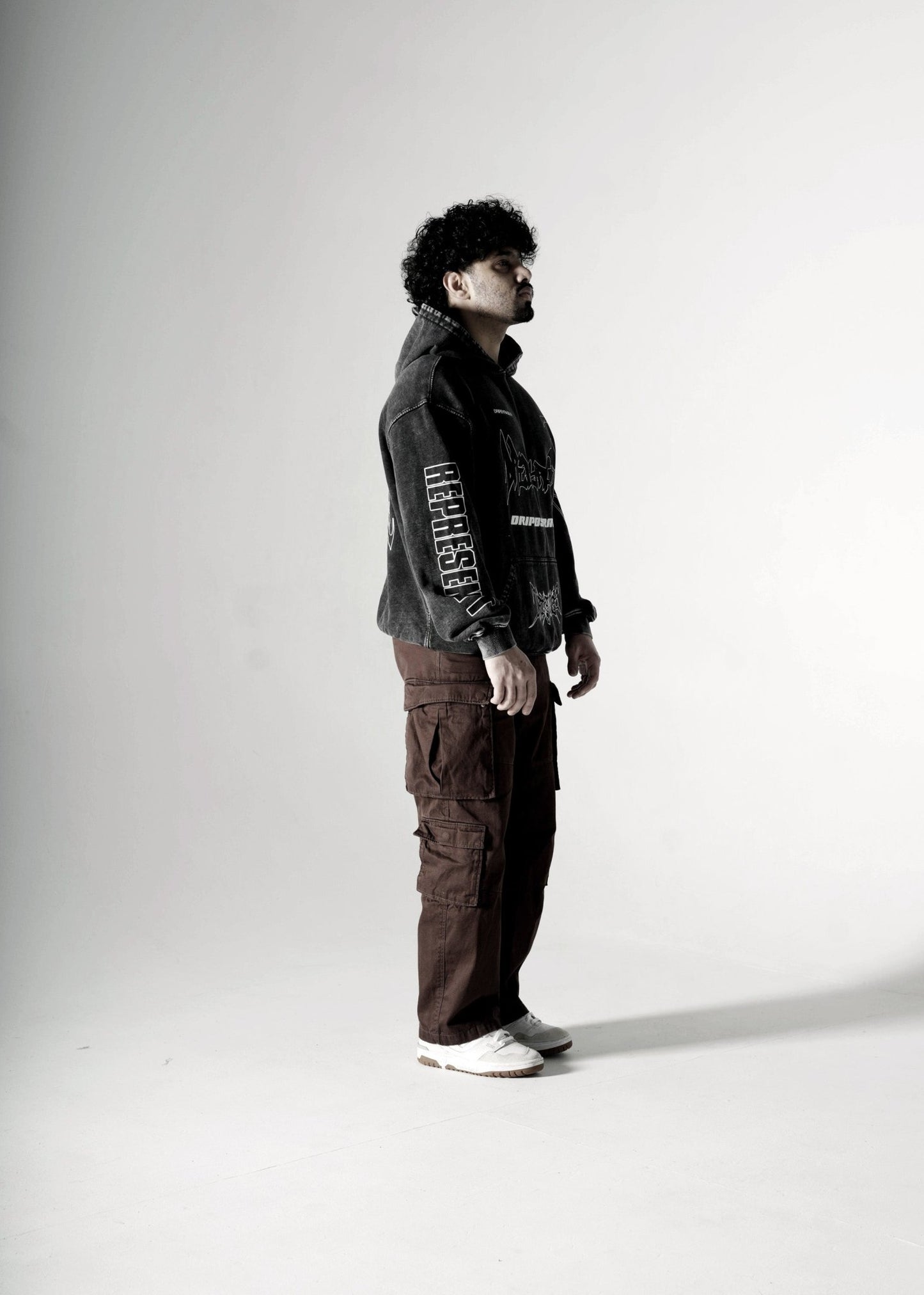 RAGE RACING OVERSIZED FADED HOODIE - Drip by Rage