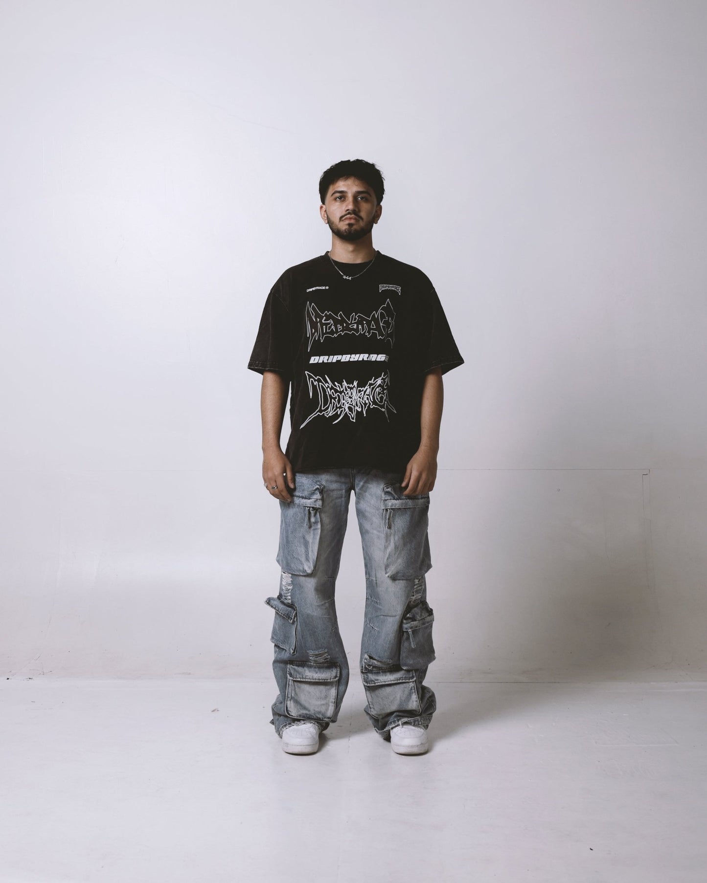 RAGE RACING OVERSIZED FADED T-SHIRT - Drip by Rage